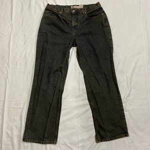 Faded Glory Jeans Dark Red Core Boot Cut Size Women’s 14 Mid Rise.